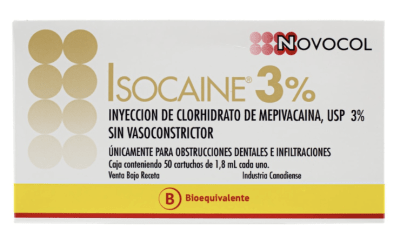 Anestesia al 3% Isocaine mepivacaina - Novocol1