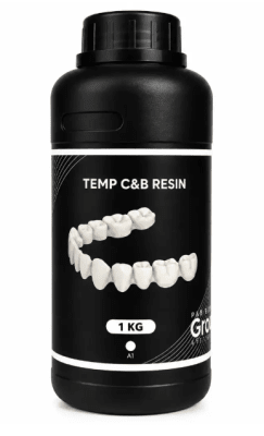 Resina 3D Temporary C&B formatos 1kg  - Premium Grip1