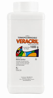 Acrílico rosado Vr1 Termopolimerizable - Veracril2