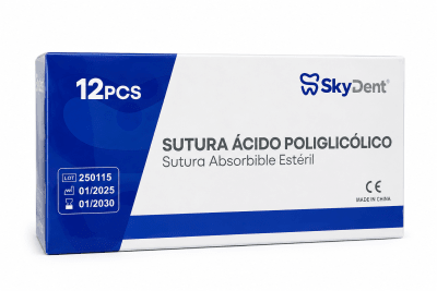 Sutura vicryl triangular x 75cm - Skydent1
