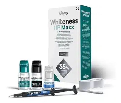 Blanqueamiento Whiteness hp Maxx 35% 3 pacientes - Fgm1