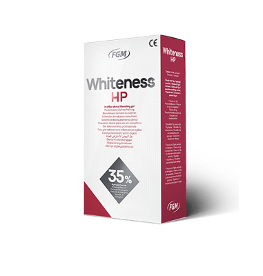 Blanqueamiento whiteness hp 35% 3 pacientes C/top dam - Fgm1