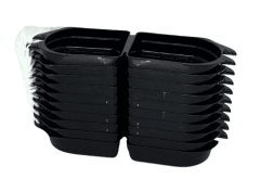 CAJA PORTA PLANOS LYSANDA NEGRA PAQUETE 10 UND O POR UND