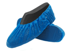Cubre calzado polietileno azul 100und