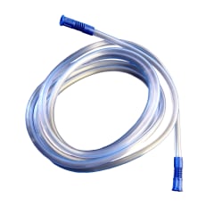 Tubo de aspiración 6 x 9 x 1.8MT estéril c/conect