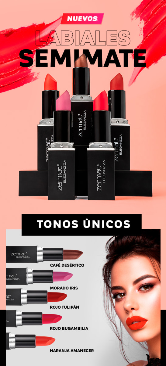 LABIAL SEMI MATE CON VIT E2