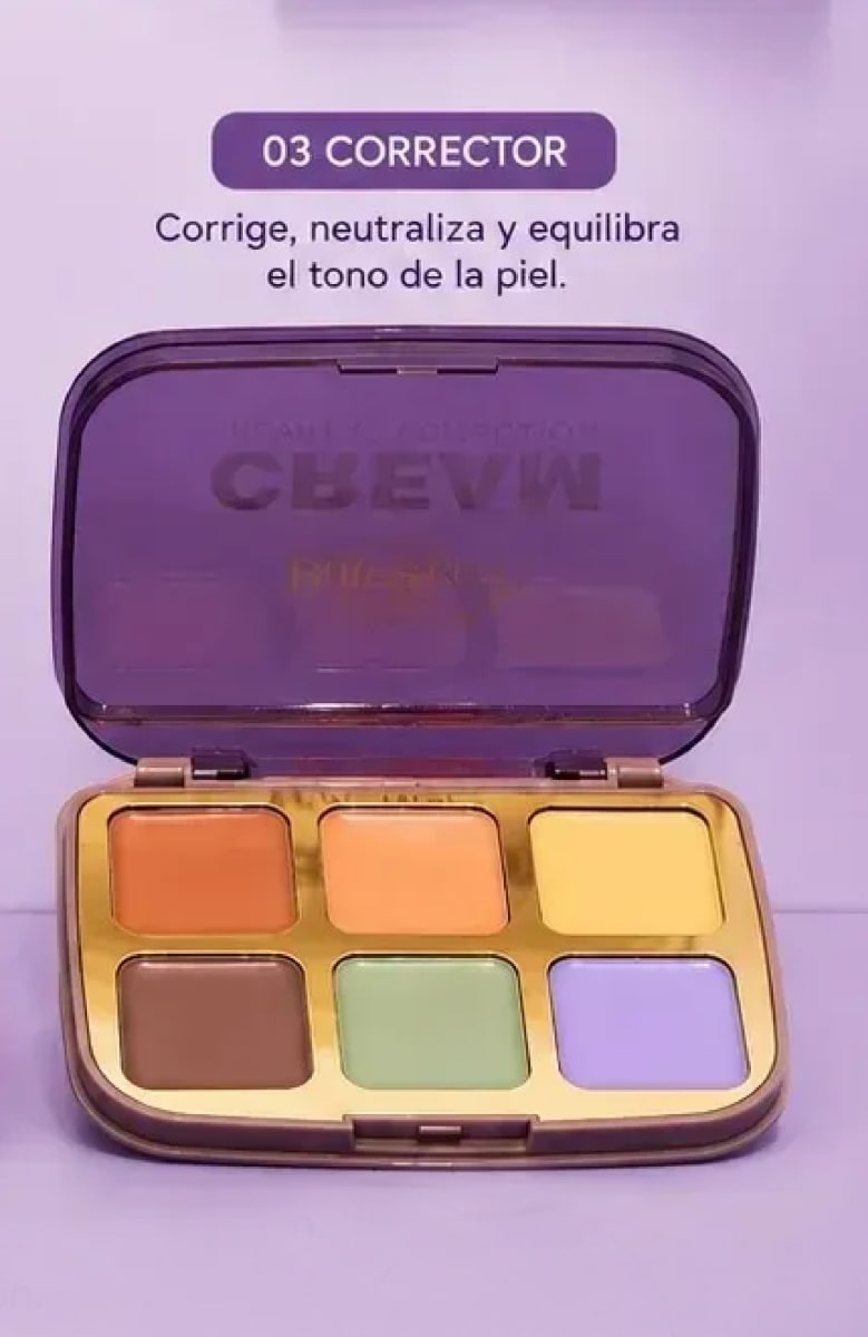 PALETA DE CORRECTORES CREAM BELLESPA5