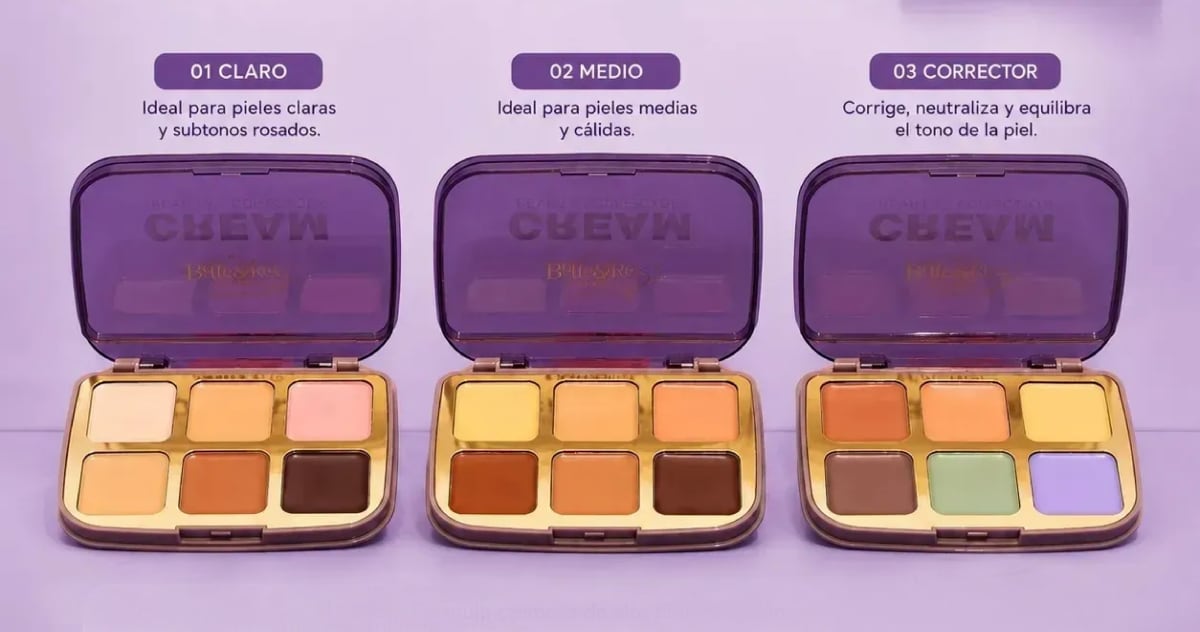 PALETA DE CORRECTORES CREAM BELLESPA2