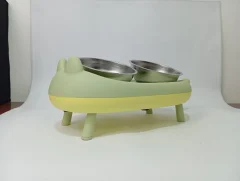 Comedero Doble Diseño Gato