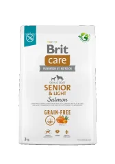 Brit Care Dog Grain-free Senior & Light Salmon 3 kg