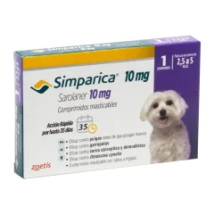 Simparica 10mg 2.6 - 5kg X 1 Comprimidos