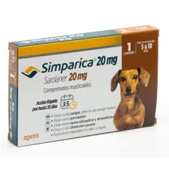 Simparica 20mg 5.1 - 10kg X 1 Comprimidos