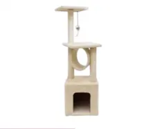 Rascador Tipo Arbol Beige 30*30*92cm