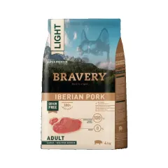 Bravery Light Iberian Pork Adult Large/Medium Breeds 4kg