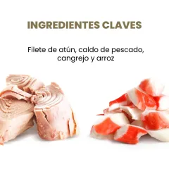 Applaws Gato Filete de Atun-cangrejo con Caldito, 70 GR