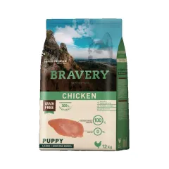 Bravery Chicken Puppy Large/Medium Breeds 12 kg