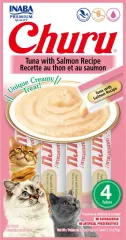 Churu Gato Sabor Atún y Salmón 4 Tubos