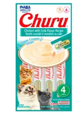 Churu Gato Sabor Pollo y Cangrejo 4 Tubos