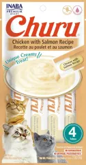 Churu Gato Sabor Pollo y Salmón 4 Tubos