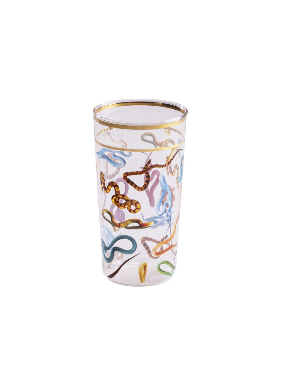 Vaso vidrio Toilet Paper ¨Snakes¨ | STGO/MILAN