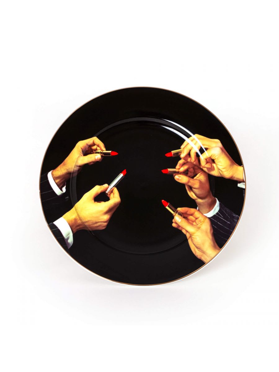 Plato Porcelana Toilet Paper Lápiz labial STGO/MILAN