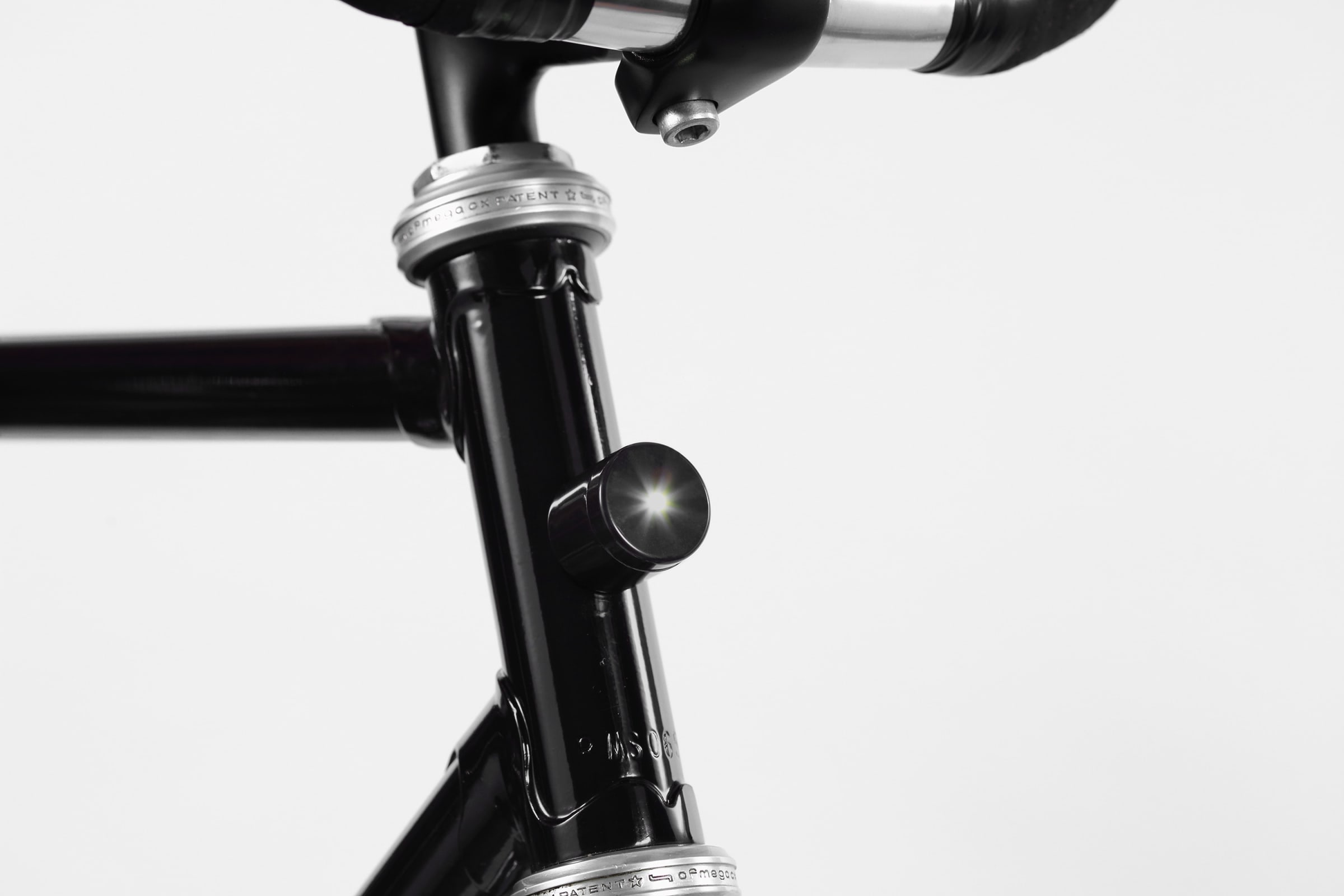 Luces mágneticas para bicicleta LUCETTA negro | STGO/MILAN