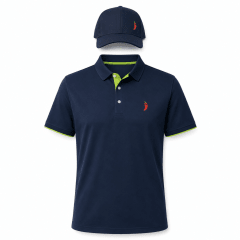 Polera Golf Hombre RG Azul Marino