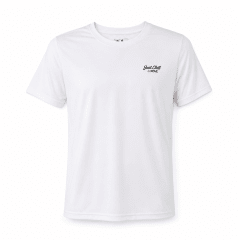 Polera Gimnasio Manga Corta Mujer Blanca