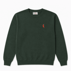 Polerón Cuello Redondo Unisex Verde