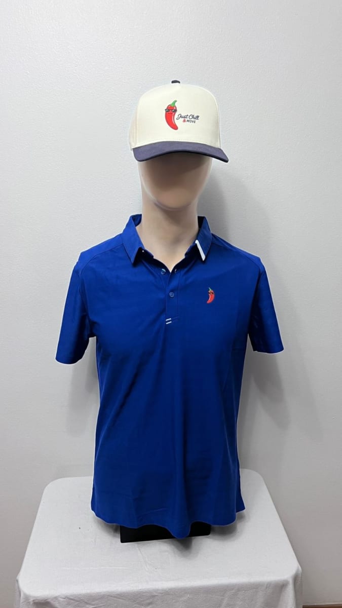 Polera Golf Hombre RG Azul1