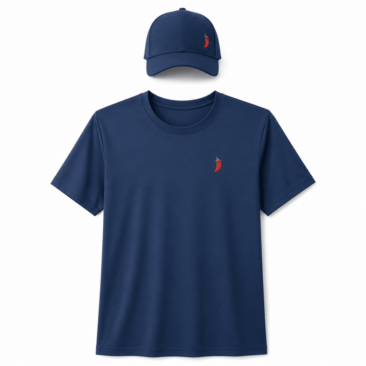 Polera Gimnasio Manga Corta Hombre Azul Oscuro1