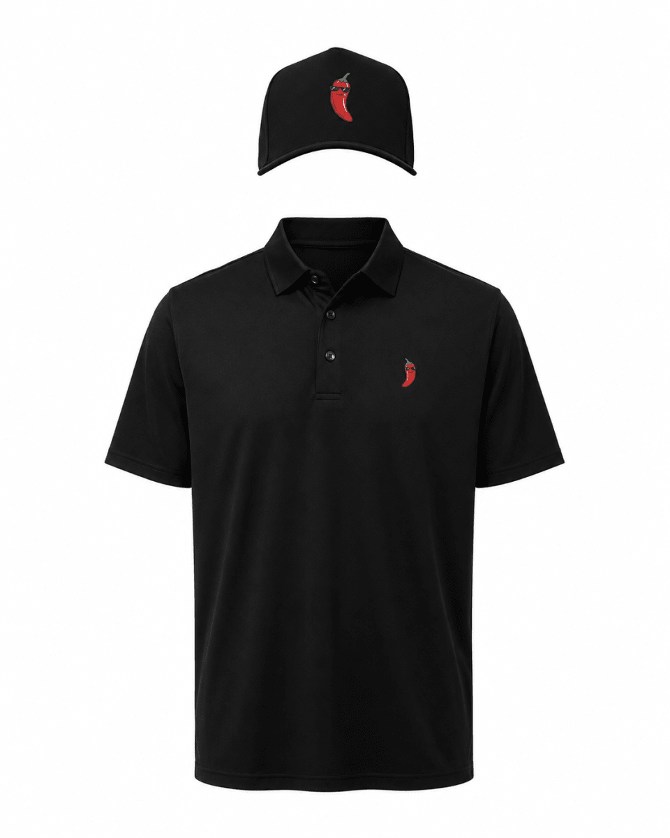 Polera Golf Hombre SP Premium Negro1