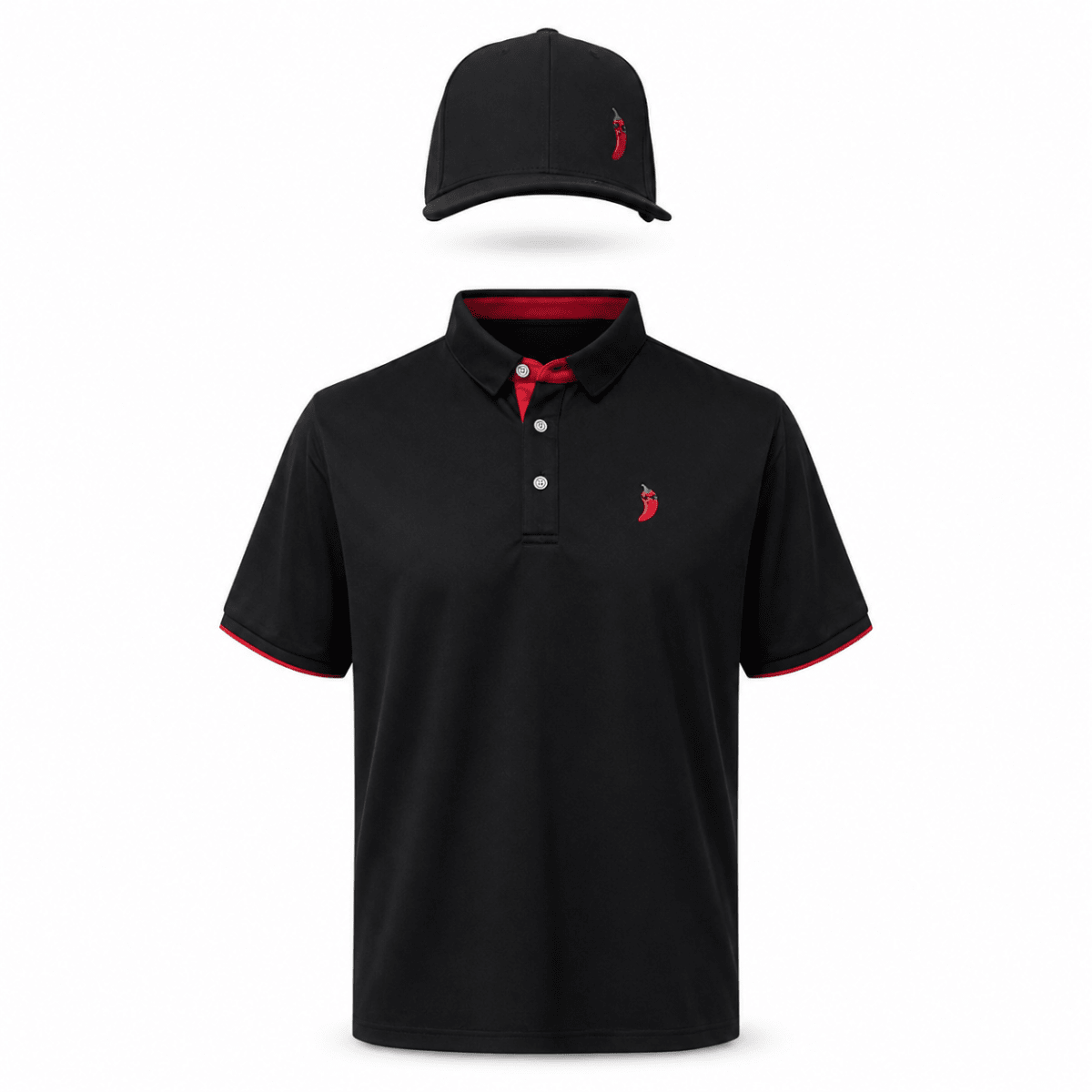Polera Golf Hombre RG Negro1