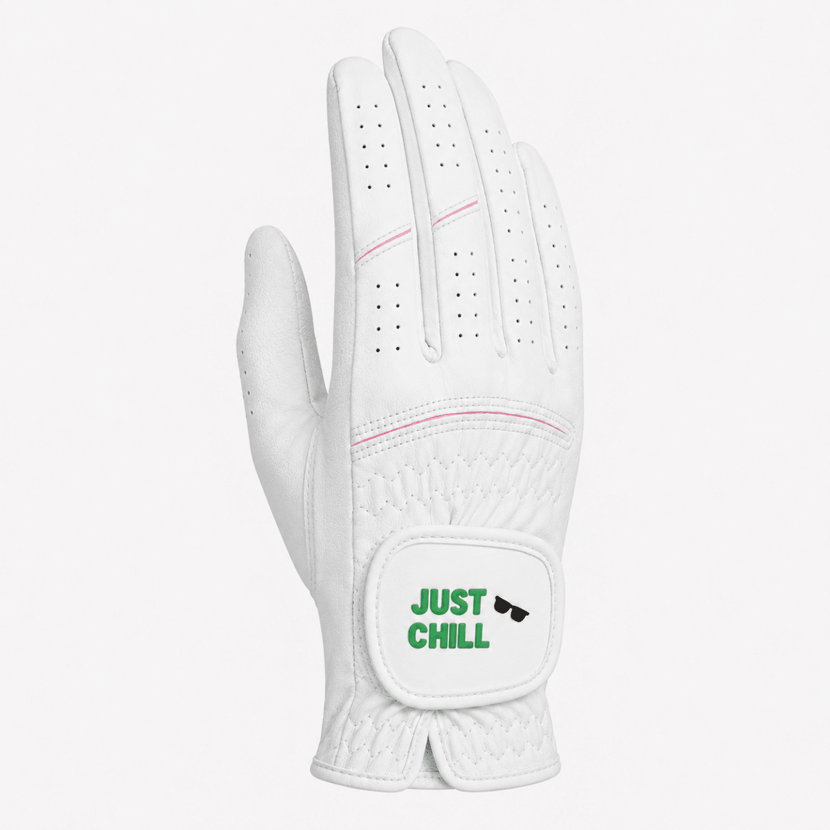 GUANTE HOMBRE DE BLANCO JC VERDE1