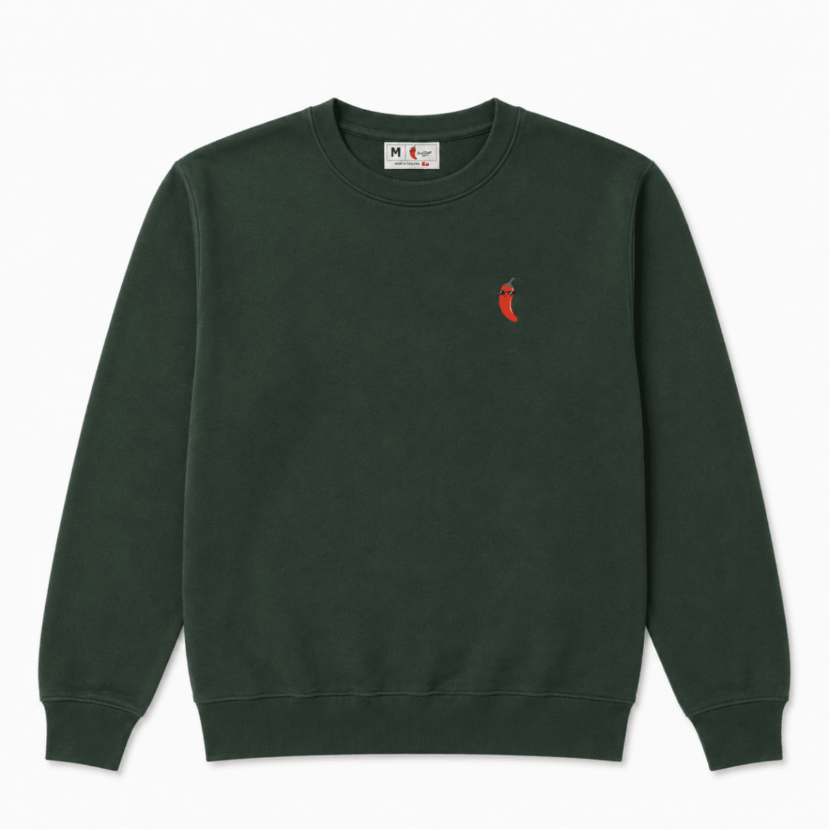 Polerón Cuello Redondo Unisex Verde2
