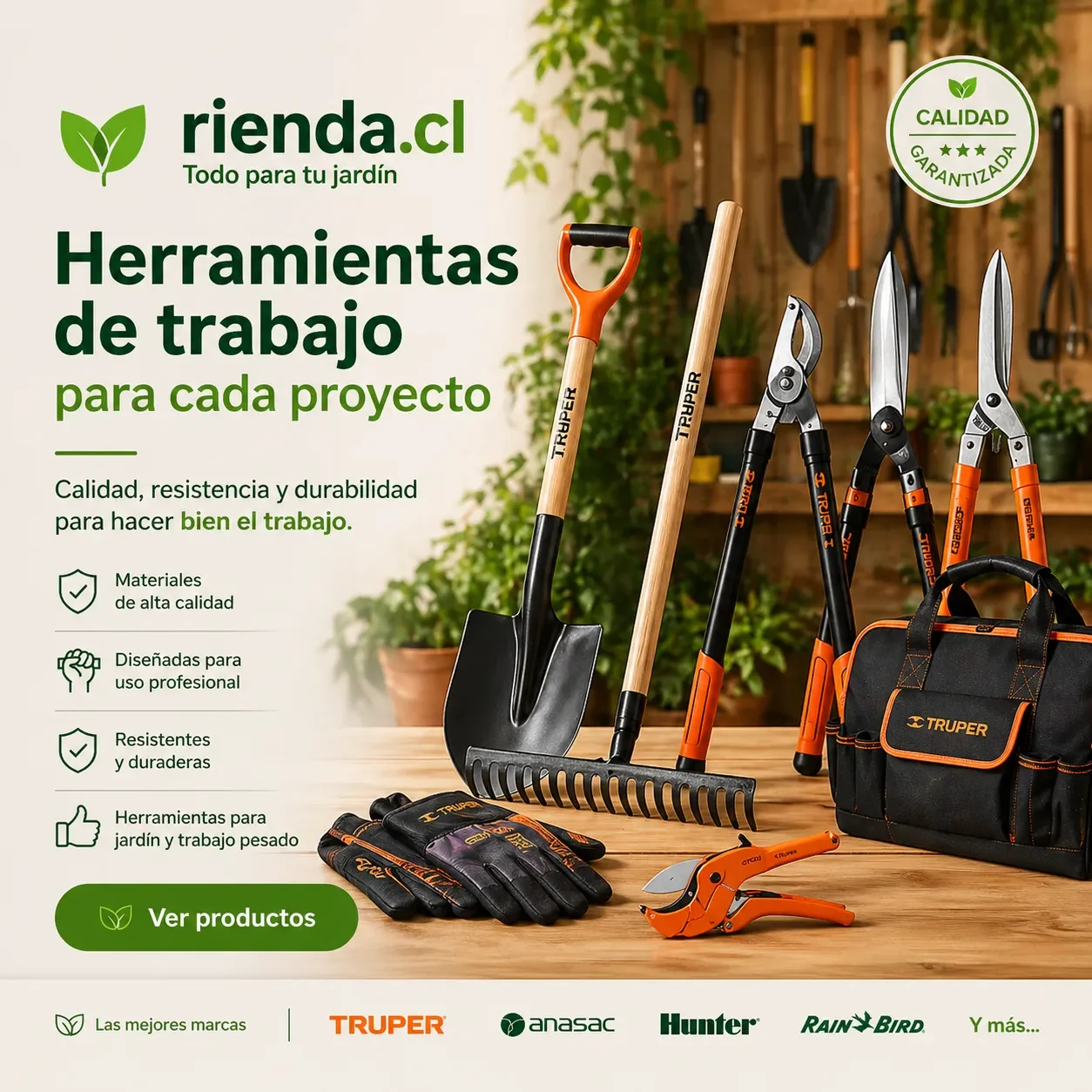 Herramientas de Jardín