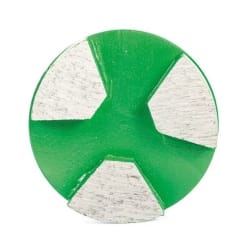 Pack 9 diamantes metálicos SCS - Roundon verde Scanmaskin