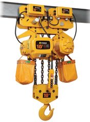 TECLE ELECTRICO 10T 6M INDUSTRIAL C/TROLLEY 380V HBD104