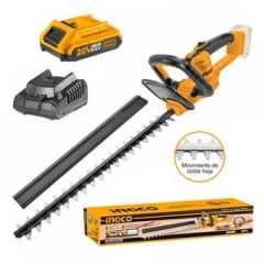 CORTASETOS INALAMBRICO + BAT 2AH Y CARGADOR RAP 20V INGCO CHTLI20461