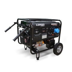 Generador Gasolina LONCIN LC8000DF - 6.5 Kw. P. Eléctrica C/Bat