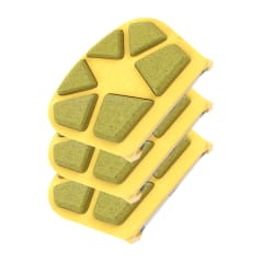 Pack 3 diamantes de resina G1500 amarillo Husqvarna