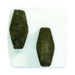 Pack 9 diamantes metálicos SCM - Bauta doble blanco Scanmaskin