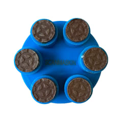 Pack 9 diamantes de resina - Azul #200 Scanmaskin