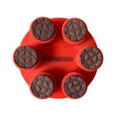 Pack 9 diamantes de resina - Rojo #400 Scanmaskin