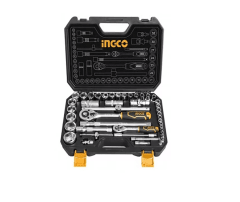 Set dados y chicharra 44 pieza 1/2”-1/4” INGCO
