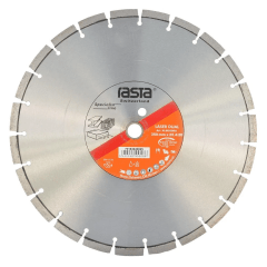 DISCO DIAMANTADO - HORMIGÓN, ACERO Y ABRASIVOS - 14'' - LÁSER 900 DUAL - RASTA - (350X3X25MM)