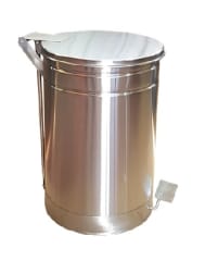 BASURERO ACERO INOXIDABLE 60LT NACIONAL