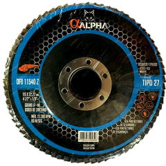 CAJA DE 20 DISCOS FLAP LIJA TRASLAPADOS 4 1/2 A60