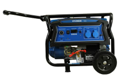 Generador Hyundai Gasolina 3,5 Kva P.eléct. monof. Abierto c/ruedas