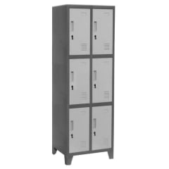 Locker metálico 2 cuerpos 3 puertas L200-3